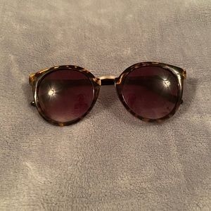 Francescas Round Tortoise Sunglasses